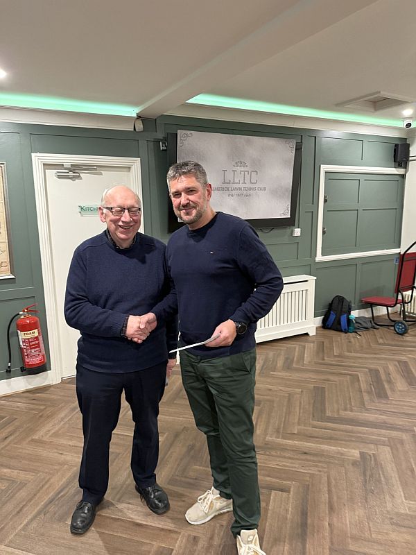 2025 Limerick Open Grading band 1700-1840 prize winner Michal Surowka finished on 3.5/5 points.